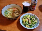 【沖縄の文化】沖縄料理 p-Okinawa_soba_and_goya_chanpuru